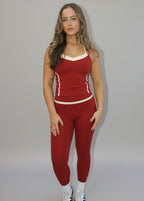 The Gym leggings - Deep Red