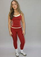 The Gym leggings - Deep Red
