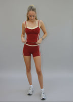 The Gym Top - Deep Red