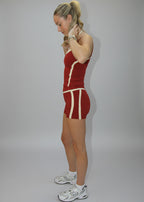 The Gym Shorts - Deep Red