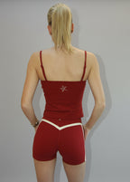 The Gym Top - Deep Red